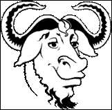 Рис. 37. Логотип проекта GNU. Ричард Столлмен, один из основателей ОС Unix в1983 году, основал проект GNU, целью которого было вернуть прежние взаимоотношения производителей и потребителей программного обеспечения. GNU (рекурсивный акроним от англ. GNU is Not Unix — «GNU — это не Unix») — проект по созданию свободной UNIX-подобной операционной системы. В рамках проекта GNU в 1988 г Столлмен совместно с юристами разработал ли