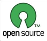 Рис. 38. Логотип проекта Open Source. Программное обеспечение с открытым исходным кодом (Open source) — способ разработки ПО, при котором создаваемый исходный код программ открыт, то есть, общедоступен для просмотра и изменения. Это позволяет всем желающим использовать уже созданный код для своих нужд и, возможно, помочь в разработке открытой программы. «Открытая» лицензия не требует, чтобы ПО всегда предоставлялось бесплатно. Но мно